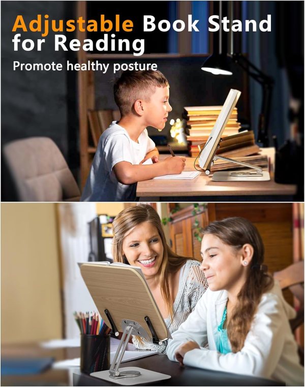 Ergonomic book stand