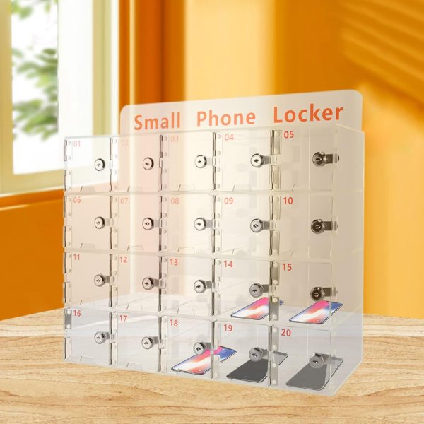 Transparent Cell phone locker