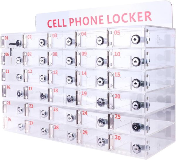 Transparent Cell phone locker