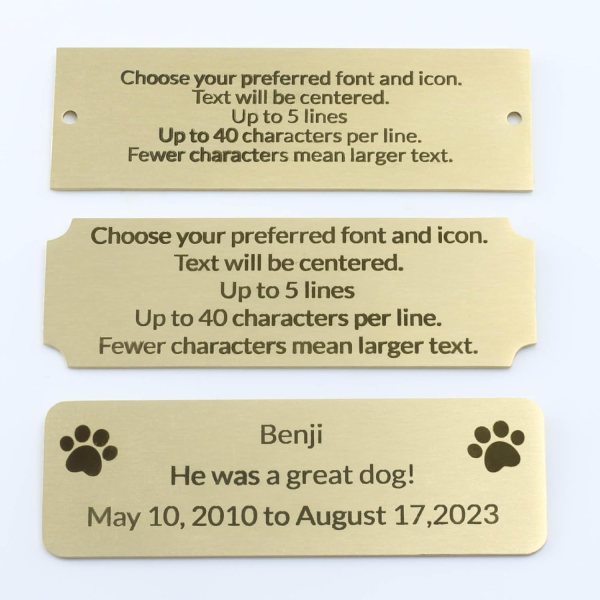 Custom Name Plate