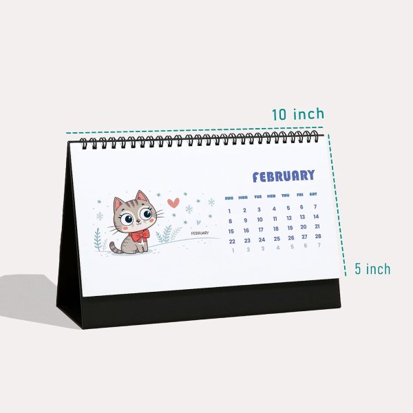 Funny Cat Desk Calendar