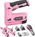 Cordless Stapler for Upholstery and Home Use with 1800 Staples & 800 Nails, Rechargeable, Lightweight, Easy to Use and Portable Cordless Stapler for Upholstery and Home Use with 1800 Staples & 800 Nails, Rechargeable, Lightweight, Easy to Use and Portable
