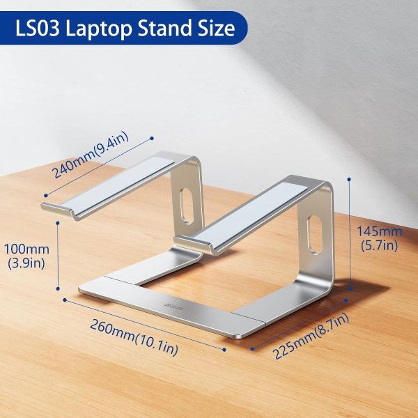 Ergonomic laptop stand