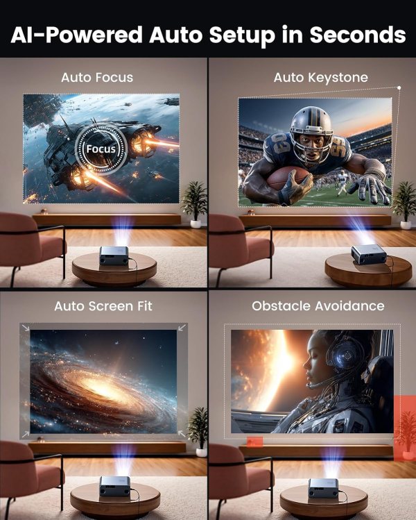 portable 4k smart projector