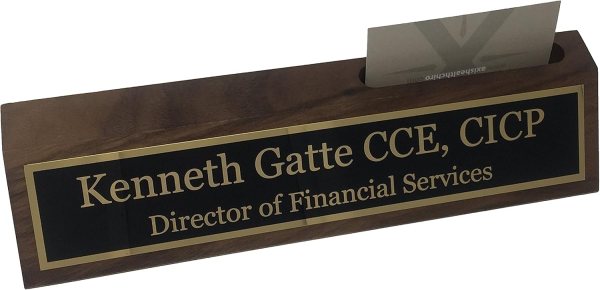 Custom Desk Nameplate