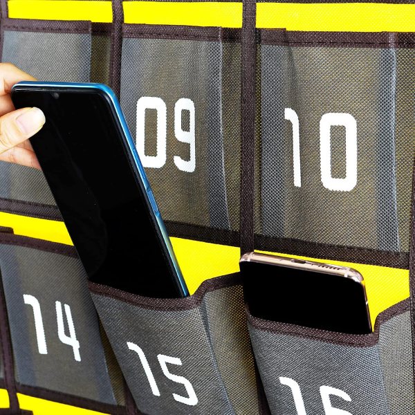 classroom cell phone pocket chart