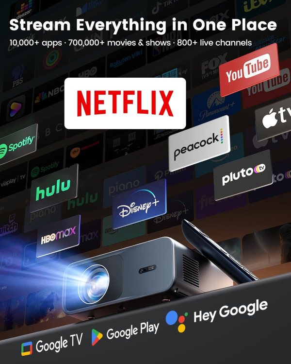 portable 4k smart projector