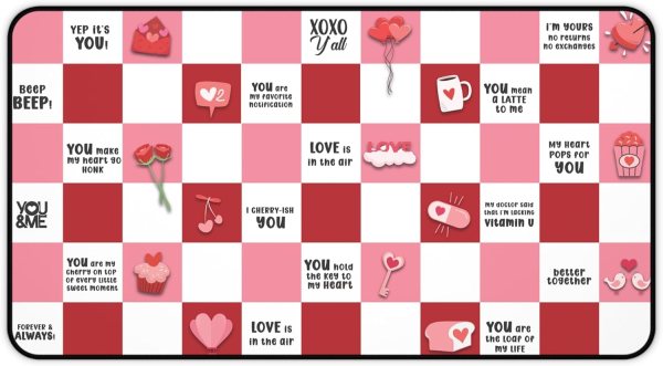 Valentine Special Desk Mat