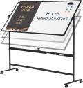Reversible Whiteboard with Rolling Stand – Double-Sided Magnetic Dry Erase Board for Office, Classroom, and Presentations Reversible Whiteboard with Rolling Stand – Double-Sided Magnetic Dry Erase Board for Office, Classroom, and Presentations
