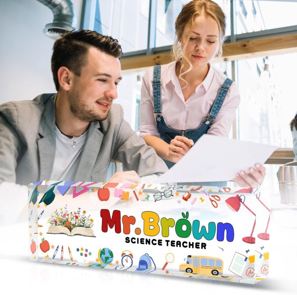 personalized desk name plate