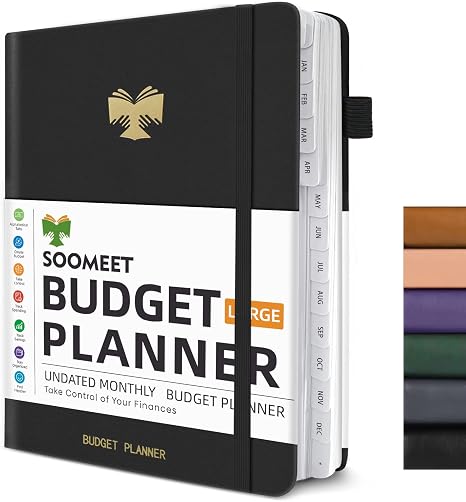 Soomeet Budget Planner – Monthly Financial Planner with Expense Tracker, Personal Finance Organizer, and Money Management System