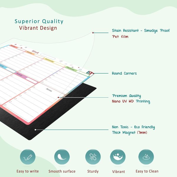 Magnetic Dry Erase Planner
