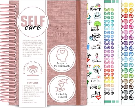 Self-Care Journal for Mental Health and Wellness – 90 Days of Daily Self-Care & Personal Growth Prompts