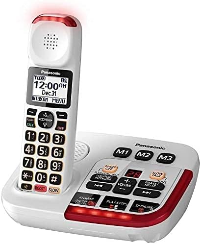 Panasonic amplified phone with caller ID, call blocking, and noise reduction.