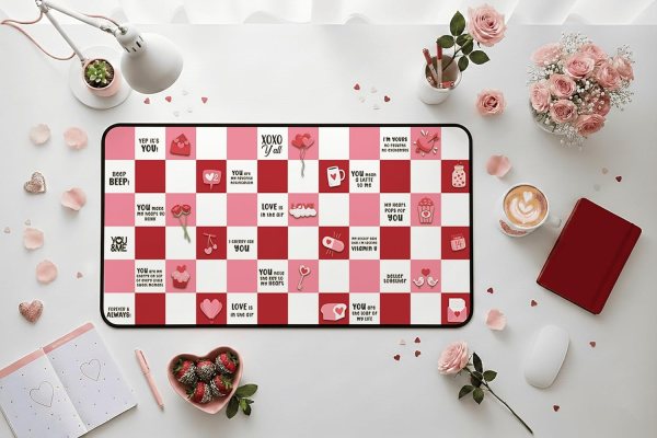 Valentine Special Desk Mat
