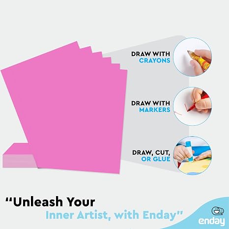 pink poster board