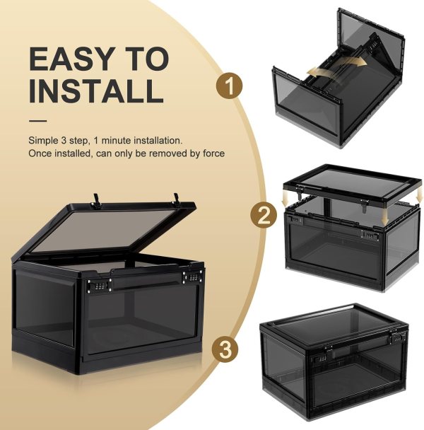 Secure lockable storage box for medicines, toys, electronics, valuables.