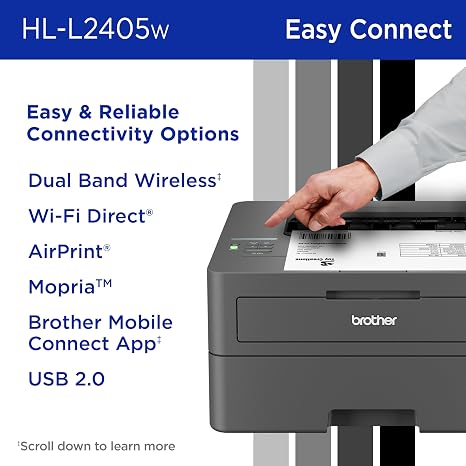 Wireless home office printer for fast, reliable printing. Compact design, dual-band Wi-Fi, AirPrint,.