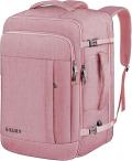 Carry on Backpack for Women, 50L Travel Backpack, Expandable Flight Approved 17 Inch Laptop Bag, Business Weekender Pink Backpack Carry on Backpack for Women, 50L Travel Backpack, Expandable Flight Approved 17 Inch Laptop Bag, Business Weekender Pink Backpack