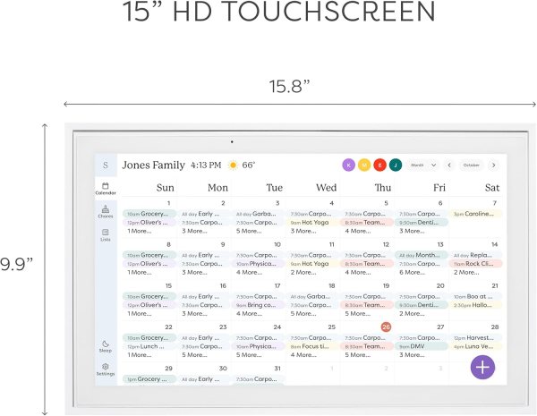 Family Digital Calendar Display