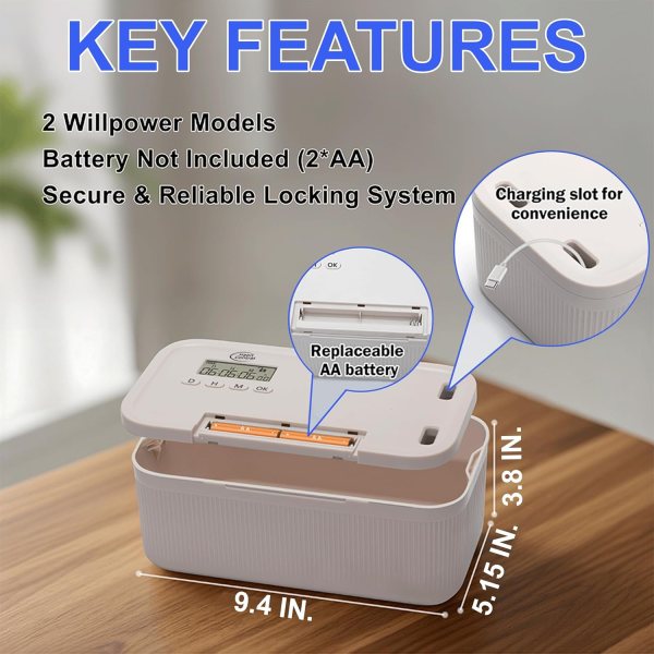 Habit Control Lock Box