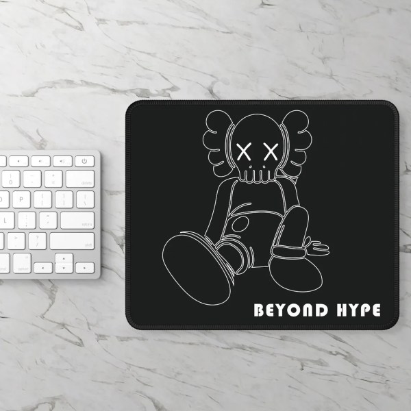 Cute Black Gaming Mouse Pad