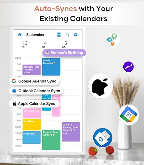 Smart Digital Wall Calendar