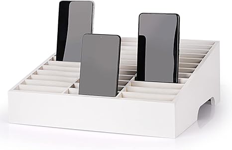 Wooden Phone Organizer Box