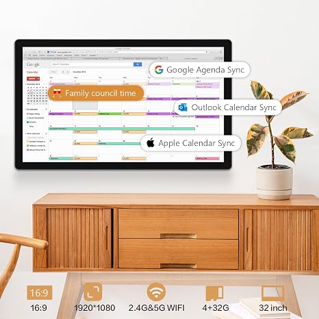 touch screen calendar