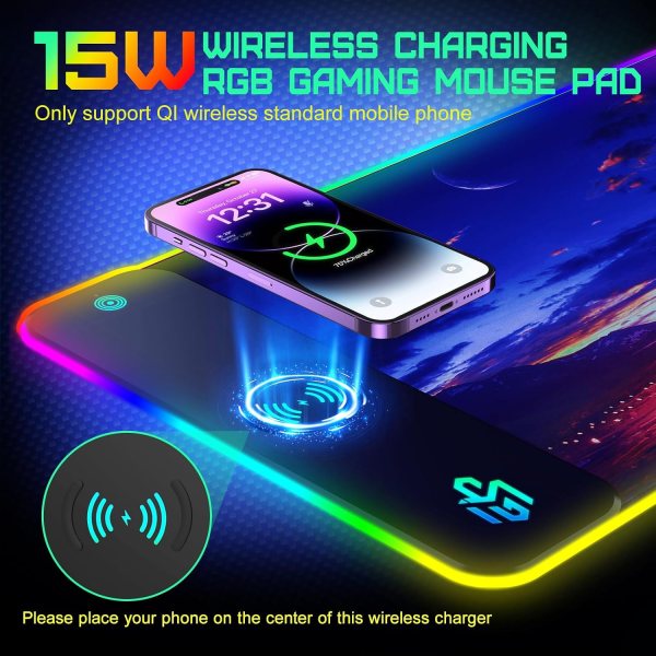 LED Gaming Mouse Pad