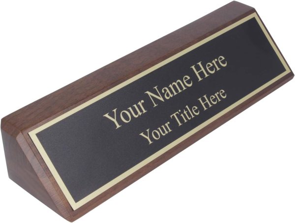 Desk Name Plaque