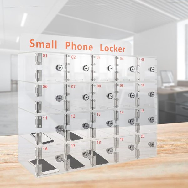 Transparent Cell phone locker