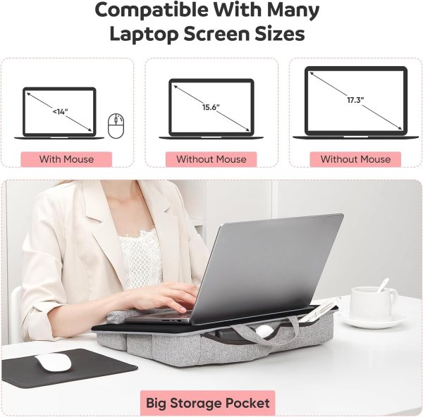 Adjustable laptop desk