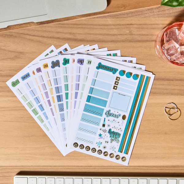 Seasonal planner stickers