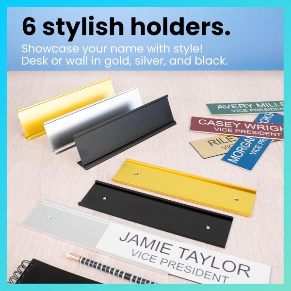 custom engraved office name plate