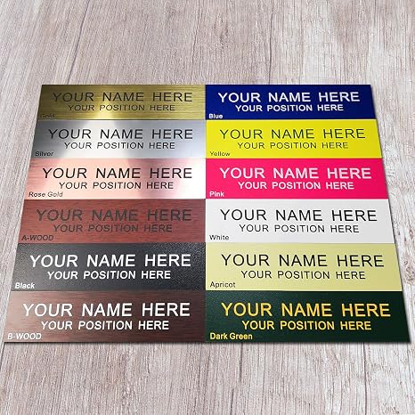 personalized office door name plate
