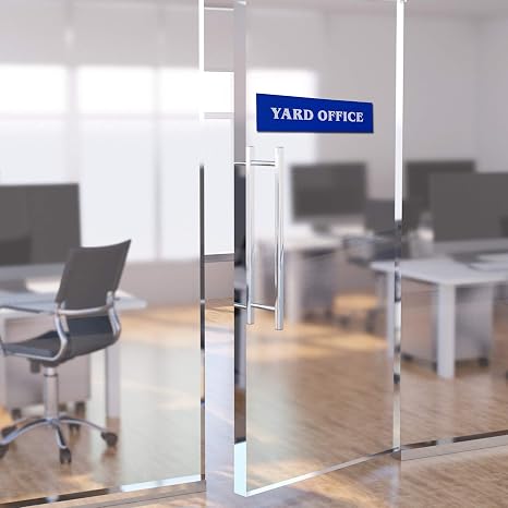 personalized office door name plate