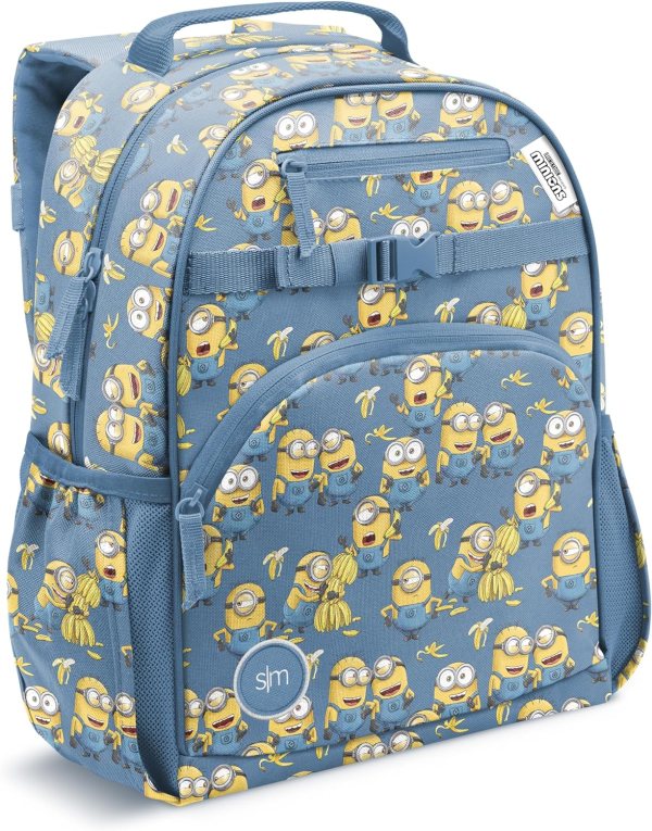 Children’s School Backpack with Water Bottle Pockets, Tablet Sleeve, and Adjustable Straps for Toddlers and Kids