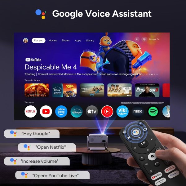 4k projector with wifi