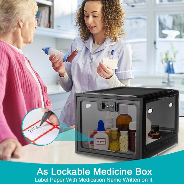 lockable storage box for personal items