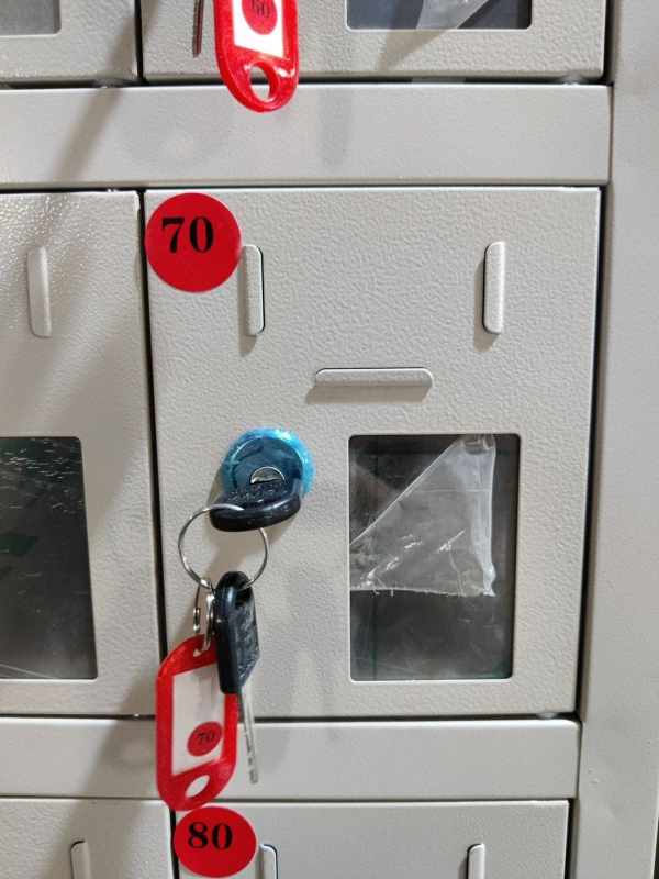 locker cabinet with window