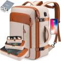 Expandable Travel Backpack with USB Charging Port – 40L Capacity, Weekender Backpack with Packing Cubes for Men and Women Expandable Travel Backpack with USB Charging Port – 40L Capacity, Weekender Backpack with Packing Cubes for Men and Women