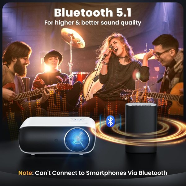 1080P Bluetooth Projector