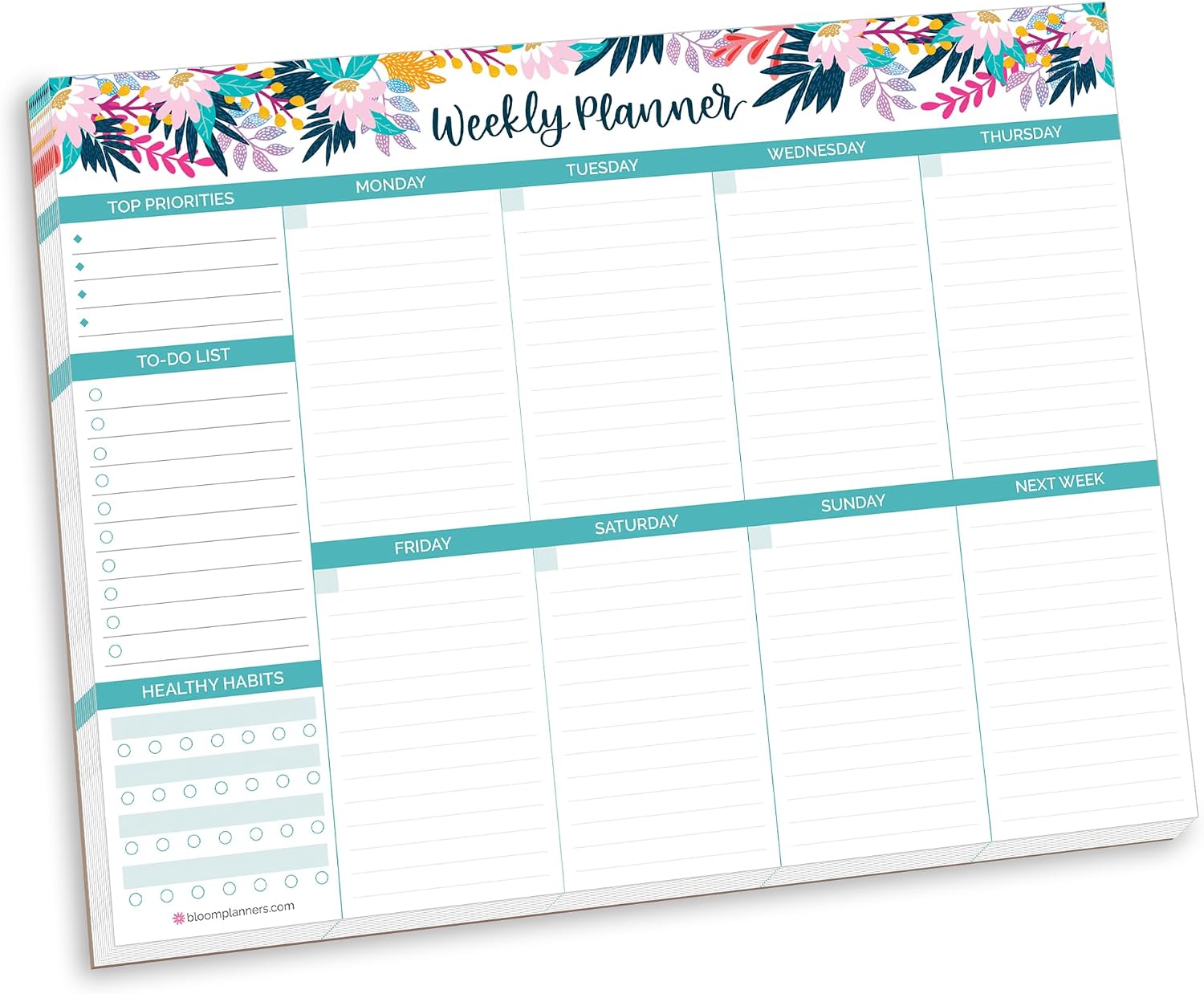 Weekly Planner Pad