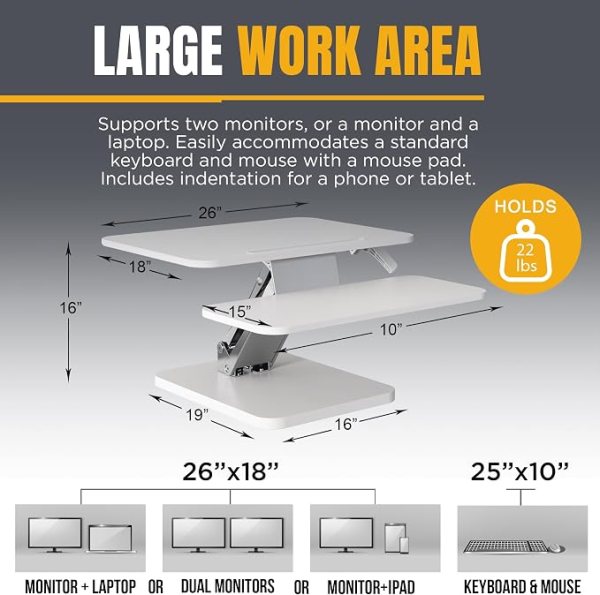 stand up desk riser