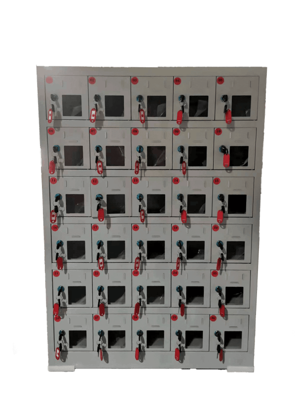 locker cabinet with window