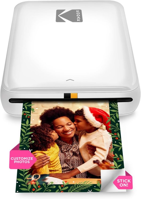 Instant Mobile Printer – Portable Wireless Compact Photo Printer for Smartphones & Tablets, Print Photos Instantly with ZINK Technology