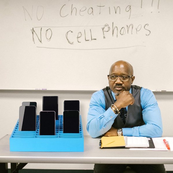 Classroom Phone Organizer