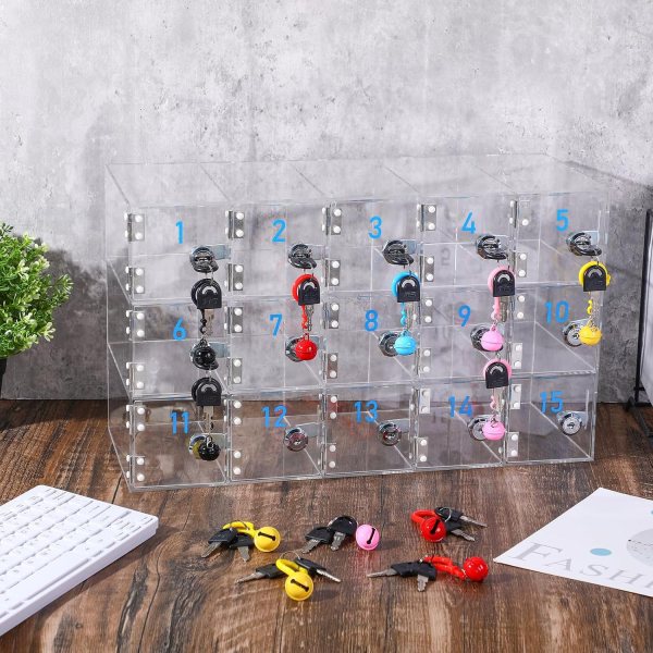 Acrylic Mobile phone locker