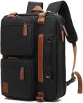 Laptop Backpack for 17.3-Inch Laptop with 12 Pockets – Multifunctional, Waterproof Work & Travel Backpack with PU Leather Design and Adjustable Shoulder Straps Laptop Backpack for 17.3-Inch Laptop with 12 Pockets – Multifunctional, Waterproof Work & Travel Backpack with PU Leather Design and Adjustable Shoulder Straps